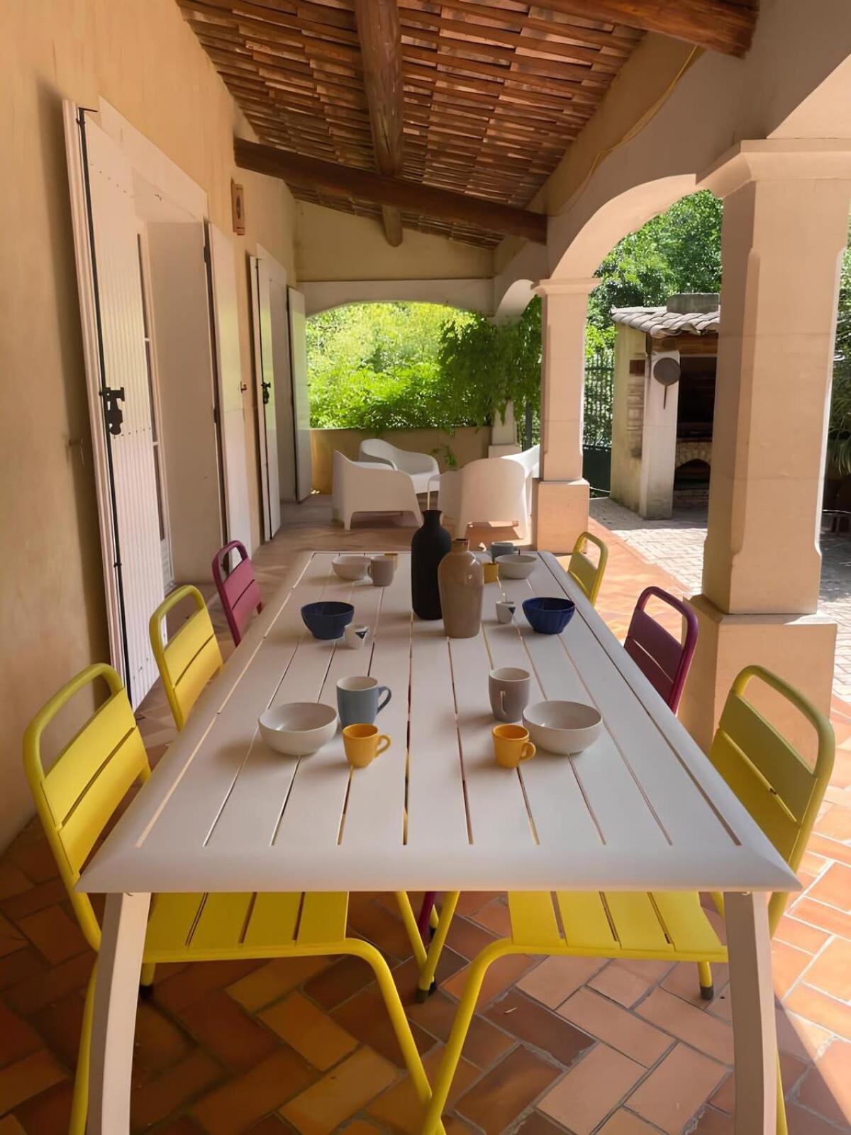 Les Oliviers - Villa 10 People - 5 Min Ardeche Saint-Julien-de-Peyrolas Eksteriør bilde