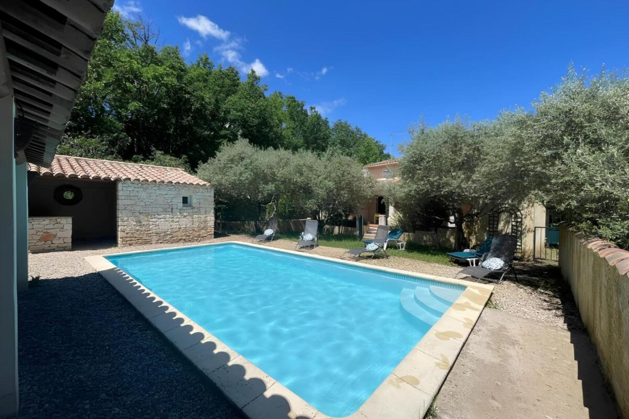 Les Oliviers - Villa 10 People - 5 Min Ardeche Saint-Julien-de-Peyrolas Eksteriør bilde