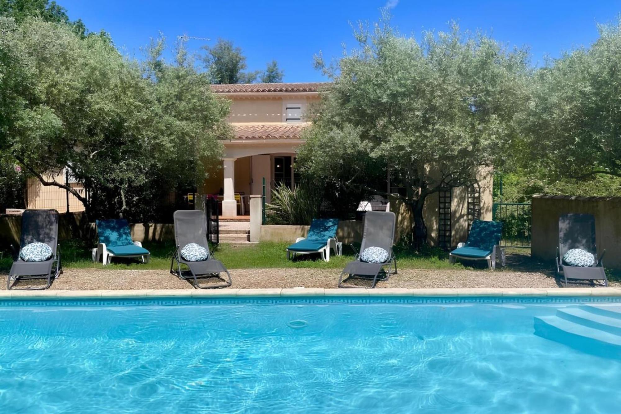 Les Oliviers - Villa 10 People - 5 Min Ardeche Saint-Julien-de-Peyrolas Eksteriør bilde